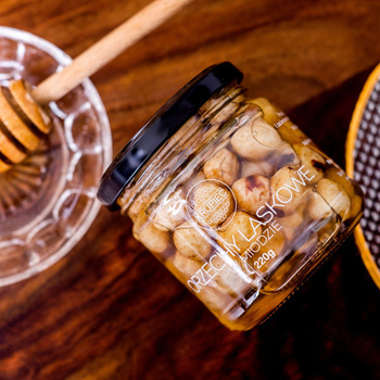 ORZECHY LASKOWE W MIODZIE 220G