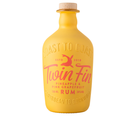 RUM TWIN FIN PINK GRAPEFRUIT AN PINEAPPLE 0,7L 38%