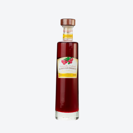 NALEWKA NATURALNA NA OWOCACH ŻURAWINY 0,5L 30%