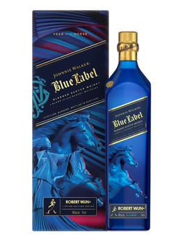 WHISKY JOHNNIE WALKER BLUE LABEL YEAR OF THE HORSE X ROBERT WUN 2026 40% 0,7L