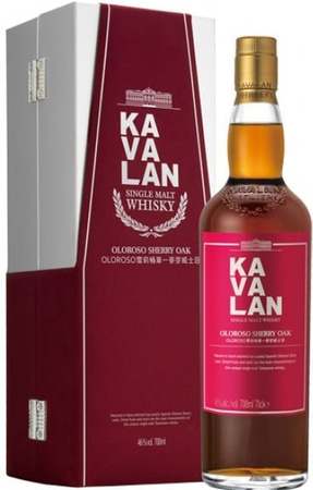 WHISKY KAVALAN OLOROSSO SHERRY OAK MATURED SINGLE MALT 0,7L 46%
