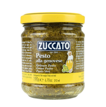 PESTO ZUCCATO ALLA GENOVESE - PESTO Z BAZYLIĄ I ORZESZKAMI PINIOWYMI 190G