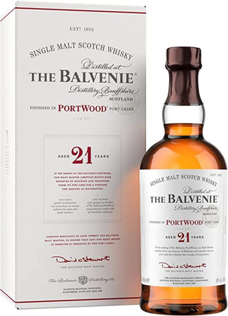 WHISKY BALVENIE 21YO PORT WOOD 0,7L 40%