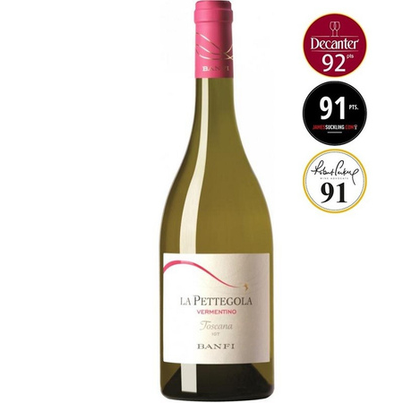 WINO PETTEGOLA VERMENTINO BANFI WHITE  0,75L B WY