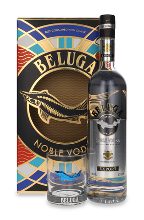WÓDKA BELUGA NOBLE VAP 0,7L 40% + KIELISZEK