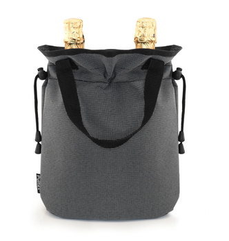 TORBA CHŁODZĄCA DO WINA NA RAMIE 2 BUTELKI