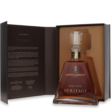 RUM SANTOS DUMONT HORS D\'AGE HERITAGE 0,7L 43,8%