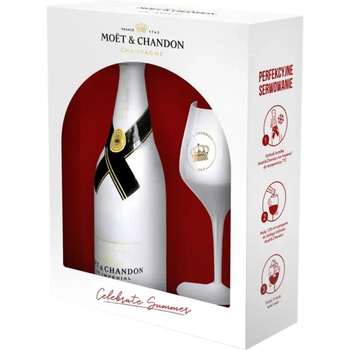 SZAMPAN MOET & CHANDON ICE IMPERIAL 0,75L + KIELISZEK