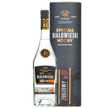 WÓDKA SPECJAŁ BIAŁOWIESKI MOCNY ZBOŻOWY 0,7L 63%