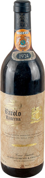 WINO GUASTI BAROLO RESERVA  1974 0,75L C WY