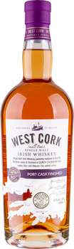 WHISKY WEST CORK PORT CASK FINISHED 0,7L 43%