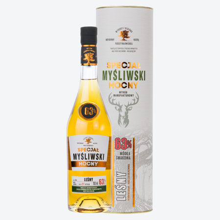WÓDKA  SPECJAŁ MYŚLIWSKI MOCNY JESIEŃ 2024 0,7L 63%