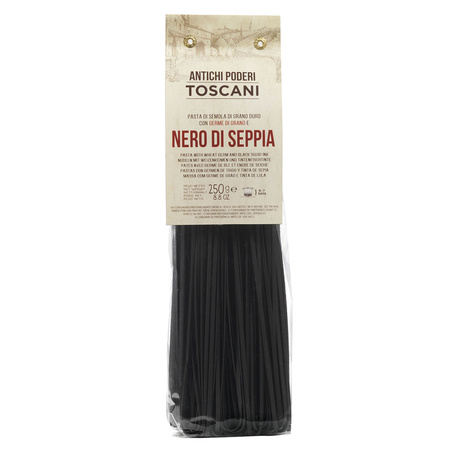 MAKARON ANTICHI PODERI TOSCANI LINGUINE NERO DI SEPPIA - MAKARON Z ATRAMENTEM Z MĄTWY 250G