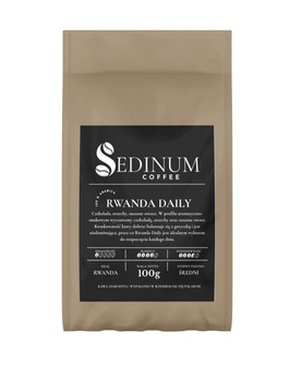 KAWA ZIARNISTA SEDINUM CAFFEE RWANDA DAILY 100G 100% ARABICA