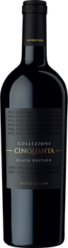 WINO SAN MARZANO COLLEZIONE 50 VINO ROSSO DITALIA BLACK EDITION 0,75L C WY
