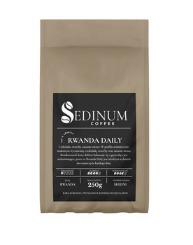 KAWA ZIARNISTA SEDINUM CAFFEE RWANDA DAILY 250G 100% ARABICA