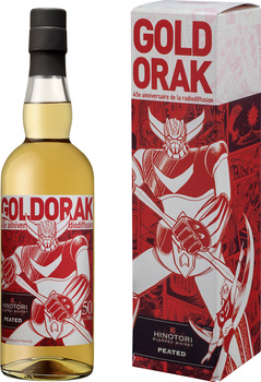 WHISKY HINOTORI GOLDORAK PEATED RED BLENDED 0,7L 50%