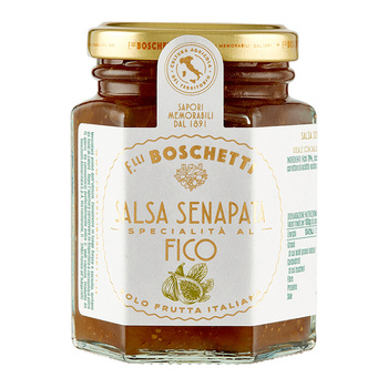 SOS BOSCHETTI SALSA - WŁOSKI SOS MUSZTARDOWY Z FIGAMI DO SERÓW I WĘDLIN 130G