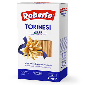 TURYŃSKIE PALUSZKI CHLEBOWE ROBERTO GRISSINI TORINESI 250G