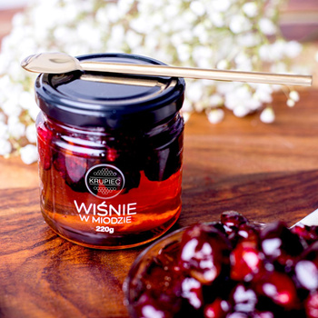 WIŚNIE W MIODZIE 220G