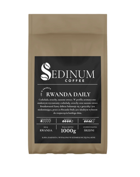 KAWA ZIARNISTA SEDINUM CAFFEE RWANDA DAILY 1KG 100% ARABICA
