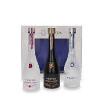 WÓDKA PRAVDA ZESTAW 3X 0,20L 37,5% RASPBERRY, ESPRESSO, LUXURY- 40%