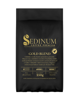 KAWA ZIARNISTA SEDINUM CAFFEE PREMIUM GOLD BLEND 250G 100% ARABICA