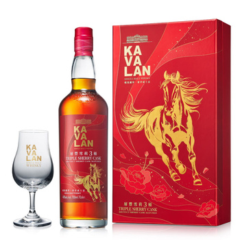 WHISKY KAVALAN SHERRY HORSE 2026 0,7L 40% + KIELISZEK