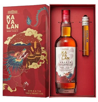 WHISKY KAVALAN TRIPLE SHERRY 0,7L 40% + WINE 0,05L DRAGON