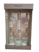 WÓDKA PRAVDA 0,7L 40% + 4 X 0,05L  37.5%