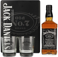 WHISKEY JACK DANIELS 0,7L 40% + 2 SZKALNKI PUSZKA