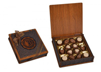 CZEKOLADKI BOLCI WOOD&LEATHER BRONZE BOX 170G