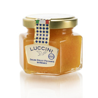 SOS LUCCINI SALSA DI ARANCE - WŁOSKI SOS MUSZTARDOWY Z POMARAŃCZĄ DO SERÓW I WĘDLIN 120G