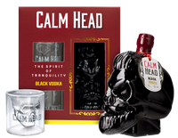 WÓDKA CALM HEAD BLACK + 2 KIELISZKI 0,7L 40%